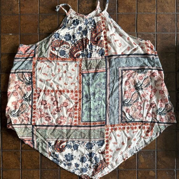 Maurices Paisley Patchwork Sleeveless Tunic – Size 1X - Picture 1 of 7